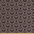 thumbnail image 1 of Vintage Sofa Upholstery Fabric by the Yard, Continuous Bicolored Illustration of Lace Style Romantic Intricate Motifs, Decorative Fabric for DIY and Home Accents, Black Pale Salmon by Ambesonne, 1 of 4