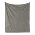 thumbnail image 1 of Vintage Soft Flannel Fleece Blanket, Square and Stripe Pattern Abstract Optical Illusion Simple Retro Grid, Cozy Plush for Indoor and Outdoor Use, 50" x 70", Charcoal Grey and Ivory, by Ambesonne, 1 of 5