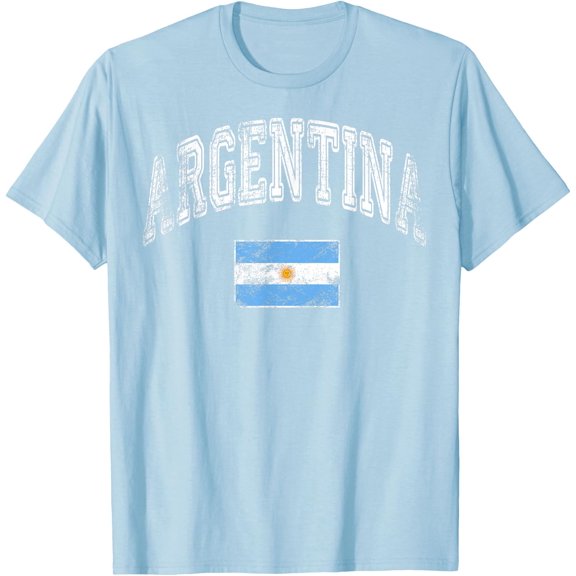 Vintage Sol De Mayo Argentina Flag Argentinian Sun Pride T-Shirt Unisex S-5XL Hot Trending Shirt Birthday Gift