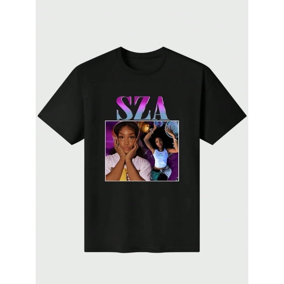 Vintage Solána Imani Rowe fashionable women's personalized T-shirt Casual Digital Print 220g Pure Heavy 100% Cotton T Shirt 100% Cotton