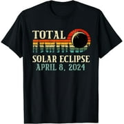 OFAY Vintage Solar Eclipse 2024 Totality Forest April 8 2024 T-Shirt