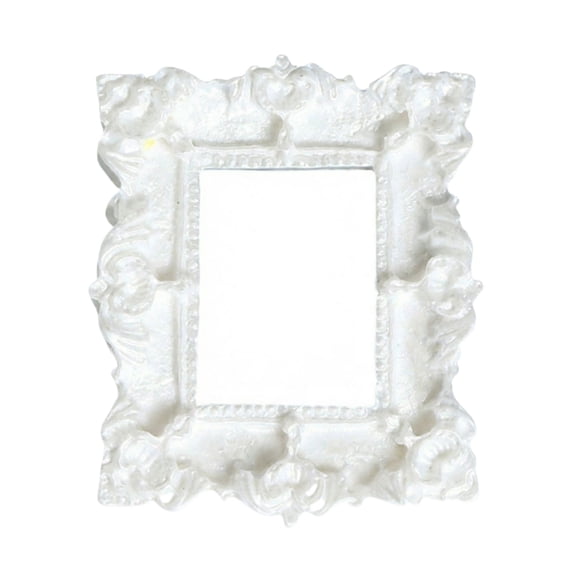 Vintage Solid Color Mini Photo Frame, Decoration Ornament For Desk Shelf,With Non - Slip Back Stand, For Home Office Decoration And Photo Display, 1Pc