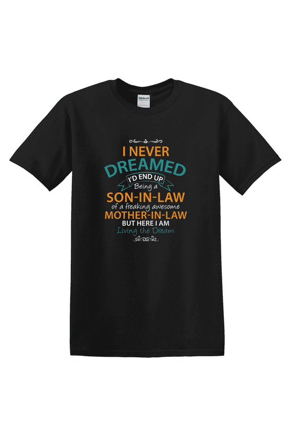 Vintage Son Law Awesome Mother Law T-shirt