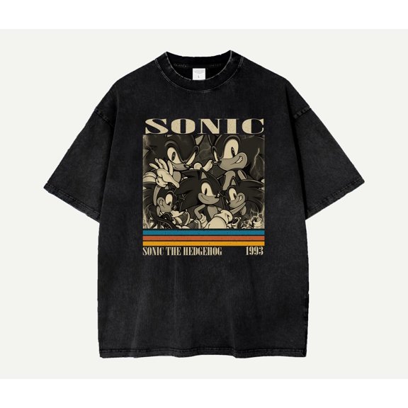 Vintage Sonic the Hedgehog T-Shirt, Retro Tee