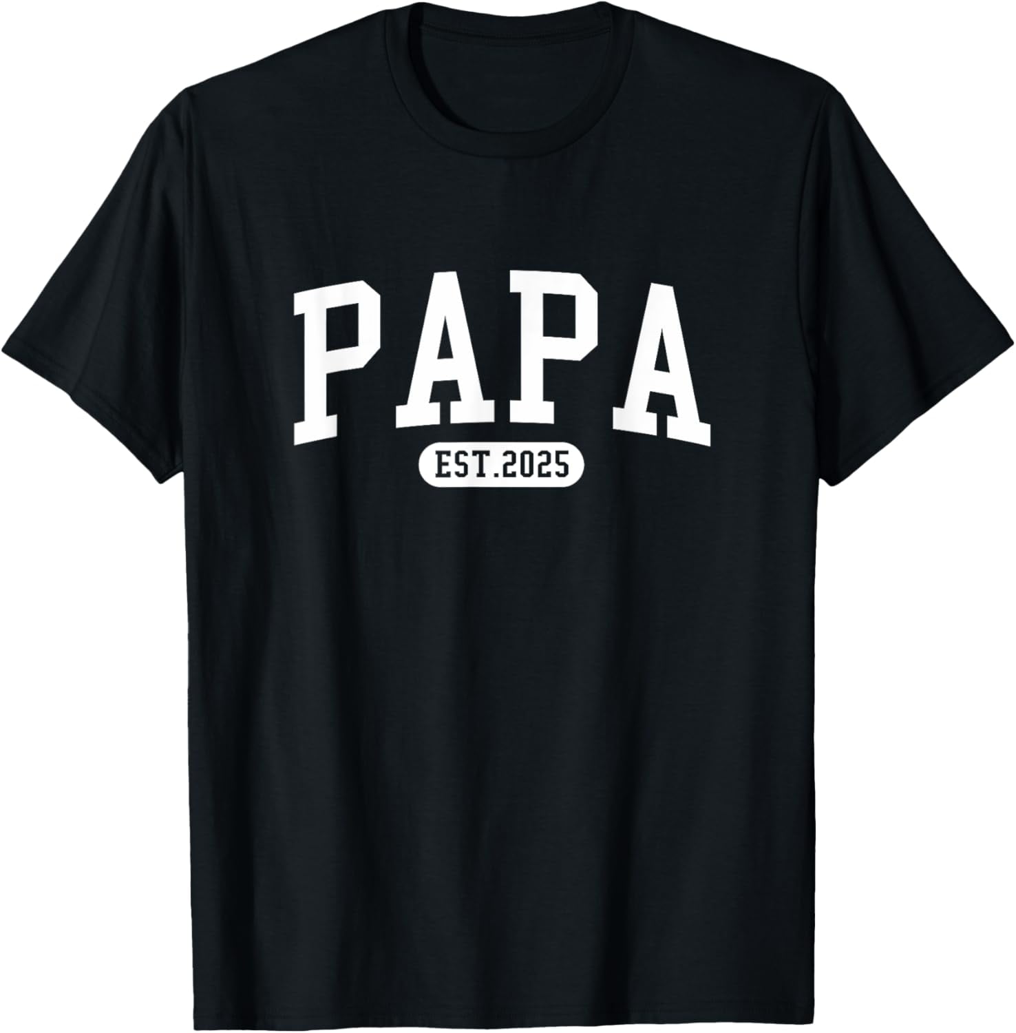 Vintage Soon To Be Papa Est 2025 Promoted To Papa Est 2025 TShirt