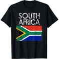 thumbnail image 1 of Vintage South Africa African Flag Pride Gift T-Shirt, 1 of 4