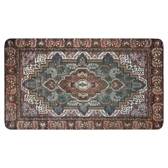 Vintage Southwestern Native Bohemian Door Mat,Non-Slip Durable Welcome Mat Super Floor Door Mats for Indoor Outdoor Bathroom