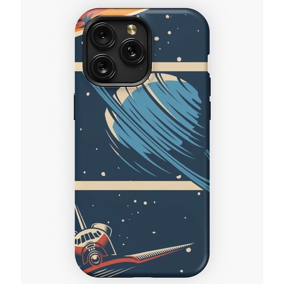 Vintage Space Tour Retro NASA Inspired Graphic A7581&nbsp;Phone Case for iPhone 11 to 17 Pro Max