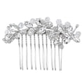 thumbnail image 1 of Vintage Sparkly Hair Combs, Decorative Hair Clips French Rhinestone Barrettes, Crystal Flower Hair Pins Hair Accessories for Women Girls, 1 of 4