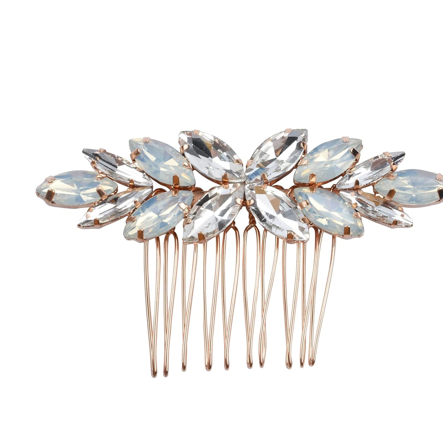Gold & Silver Vintage-Inspired Hair Accessory Bundle | Combs & Barrettes Amazon.com : HINZIC 2Pcs Vintage Leaf Hair Clip Barrettes  main image 2