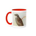thumbnail image 1 of Vintage Sparrow, 11oz Two-Tone Red Mug, 1 of 7