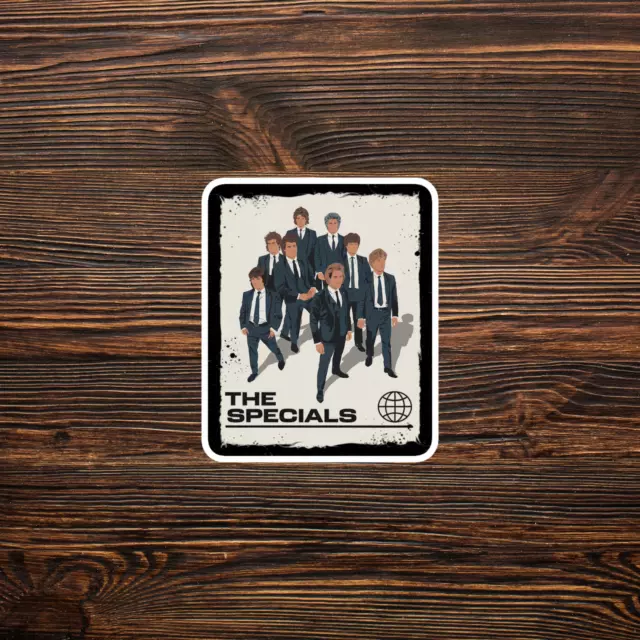 Ska Sticker Vintage The Specials Ska Band Sticker - 1980S Music Collectiblephone ...
