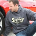 thumbnail image 1 of Vintage Speedway Motors Equipped Hoodie Grey, Size XL, 1 of 3