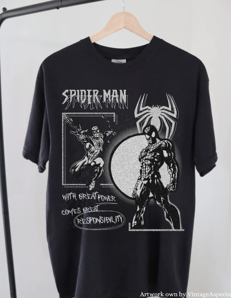 T-Shirt Spiderman Marvel Popgear - 100% Coton - Officiel - Pour Garçons