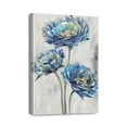 thumbnail image 1 of Vintage Splendor Blue Tulip Watercolor Decals, Rub-On Transfers for Furniture & Crafts, Home Decor Revamp, 12x16 inches, 1 of 7