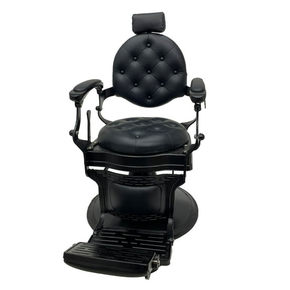 Vintage Sponge Barber Chair Hairdressing Salon Chairs Multi-functional Lift Rotating Chair Reclining Adjustable Height Swivel
