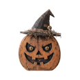 thumbnail image 1 of Vintage Spooky Halloween Decor Witch Hat 4 Inch Indoor Halloween Table Decor Rustic Fall Home Decor for Shelf Desktop Display Brown, 1 Pack, 1 of 3
