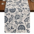 thumbnail image 1 of Vintage Spring Floral 70 Inch Table Runner, Retro Farmhouse Summer Botanical Farmhouse Dresser Scarf Cotton & Linen Tablerunner for Dining/Kitchen Island/Holiday Party Décor 13" x 70", 1 of 9