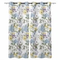 thumbnail image 1 of Vintage Spring Floral Blackout Curtains 90 Inch Length 2 Panels Set for Living Room Bedroom, Farmhouse Flowers Watercolor Privacy Window Treatment Thermal Insulated Black Out Drapes 52"x90", 1 of 8