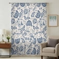 thumbnail image 1 of Vintage Spring Floral Sheer Curtains 72 Inches Long, Farmhouse Summer Botanical Retro Light Filering Curtains, Breathable Simi Curtain Privacy Drapes for Living Room Bedroom Window Treatment, 1 of 9
