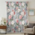 thumbnail image 1 of Vintage Spring Floral Sheer Curtains 84 Inches Long, Summer Botanical Watercolor Light Filering Curtains, Breathable Simi Curtain Privacy Drapes for Living Room Bedroom Lightweight Window Treatment, 1 of 9