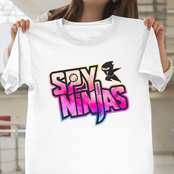 Vintage Spy Ninja Rainbow Funny Video Game Outfits Unisex T-Shirt, up to size 3XL.