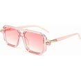 thumbnail image 1 of Vintage Square 70s Flat Aviator Sunglasses Women Men Classic Retro Stylish Frame UV400 Sunglasses B2622, 1 of 7