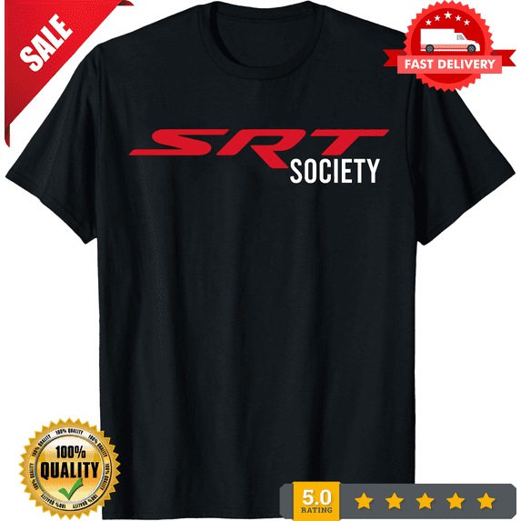 Vintage Srt Society T-Shirt Made in the USA Size S to 5XL, CROWD FAVORIT-TH76462