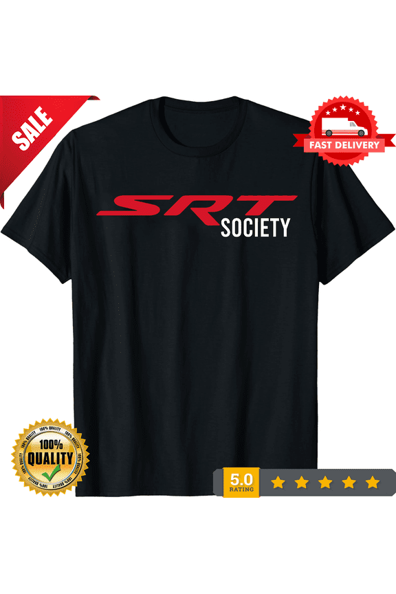 Vintage Srt Society T-Shirt Made in the USA Size S to 5XL, CROWD FAVORIT-TH76462