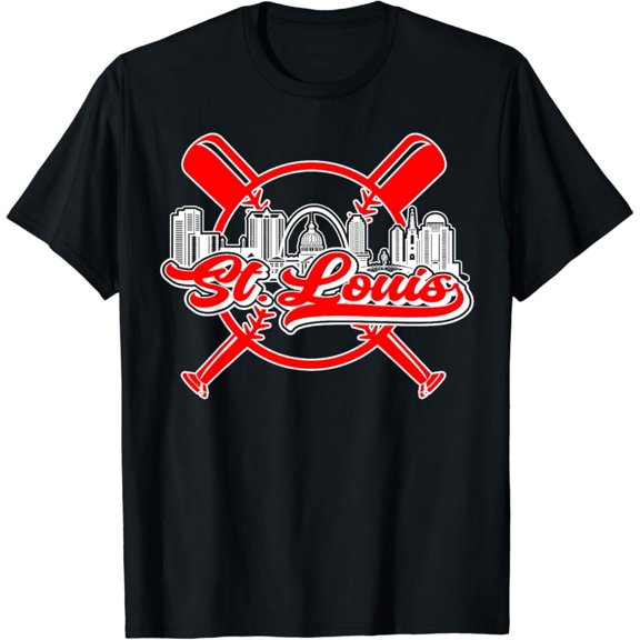 Vintage St. Louis Baseball Unisex Men Women T-Shirt S-5XL Best Birthday Gifts