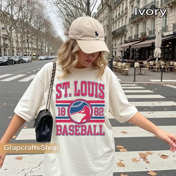 Vintage St. Louis Baseball Unisex T-shirt, Baseball Fan shirt