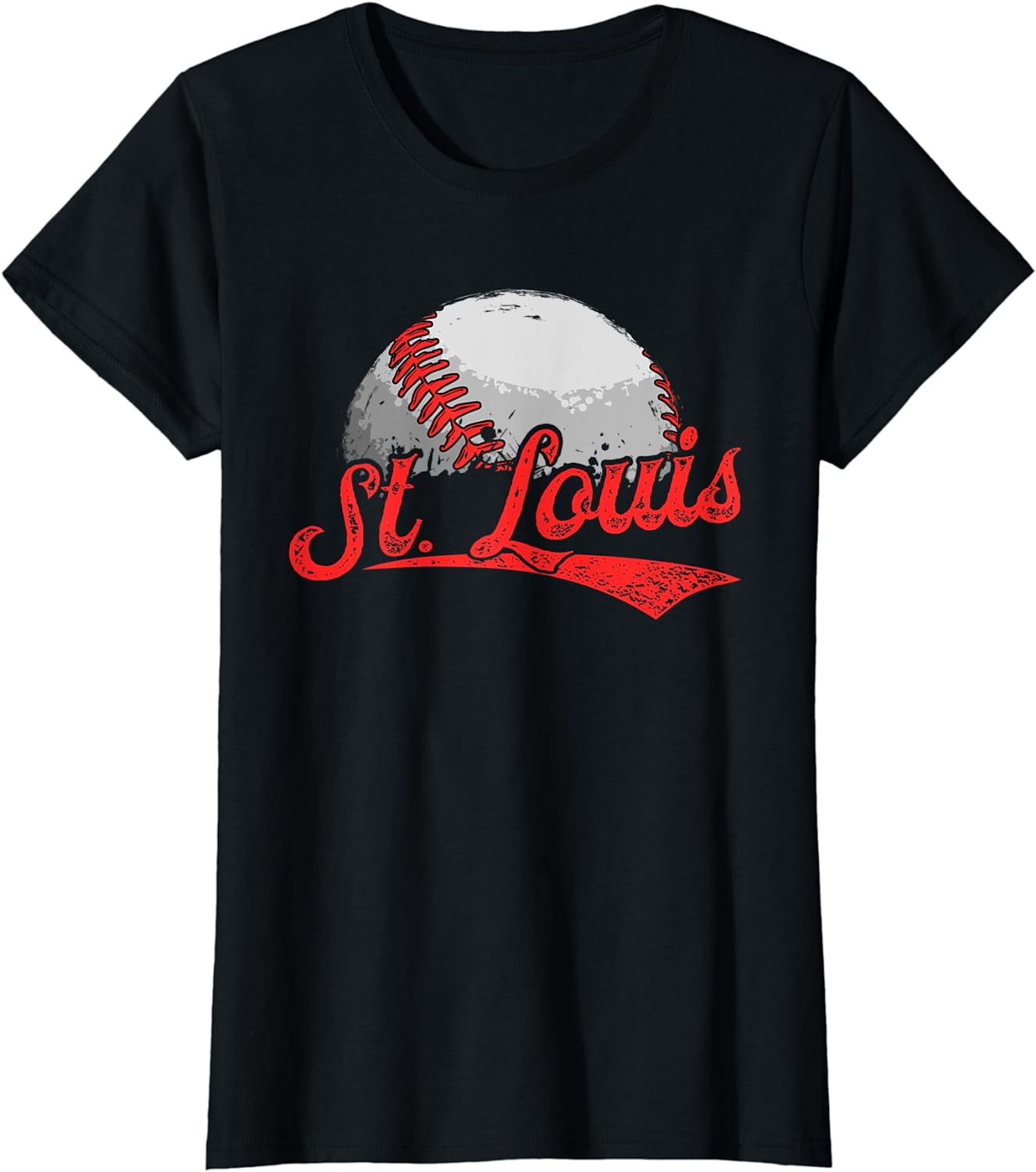 Vintage St. Louis Cityscape Baseball Lover For Men Women Kid T-Shirt ...