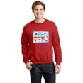 thumbnail image 1 of Vintage St. Nick Claus Christmas Holiday Celebration Graphic SW748 Unisex Sweatshirt, Up to Size 5XL, 1 of 2