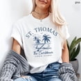 thumbnail image 1 of Vintage St. Thomas Virgin Islands Caribbean Tropical Beach T-Shirt Retro Summer Palm Tree Graphic Tee Unisex Adult White Short Sleeve Souvenir Apparel, 1 of 3