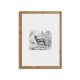 thumbnail image 1 of Vintage Stag Art Poster Rustic Deer Engraving, Cabin Wall Decor Home Decor, 8x12 UNFRAMED, 1 of 3