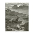 thumbnail image 1 of Stupell Industries Vintage Stag & Mountains Canvas Wall Art, design by Wild Apple Portfolio, 20 x 16, 1 of 7