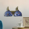 thumbnail image 1 of Vintage Stained Glass Wall Lamp Bedroom Tiffany Style Wall Lighting Fixture, 1 of 11