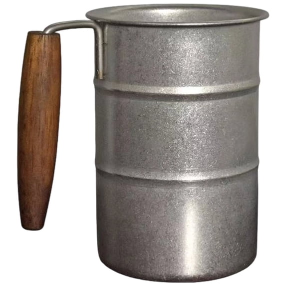 Vintage Stainless Steel Camping Mug, Shatterproof Beer Cup Dishwasher-Safe Camping Cup for Beer Aficionados Outdoor Adventurers