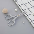 thumbnail image 1 of Vintage Stainless Steel Scissors Non Slip, Usupdd Carved Scissors for Thread Ends, 12.5x5.9cm Ergonomic Home Office Scissors for Paper Cuttings, Silver, 1 of 3