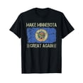 thumbnail image 1 of Vintage State Flag Make Minnesota Great Again T-Shirt, 1 of 5