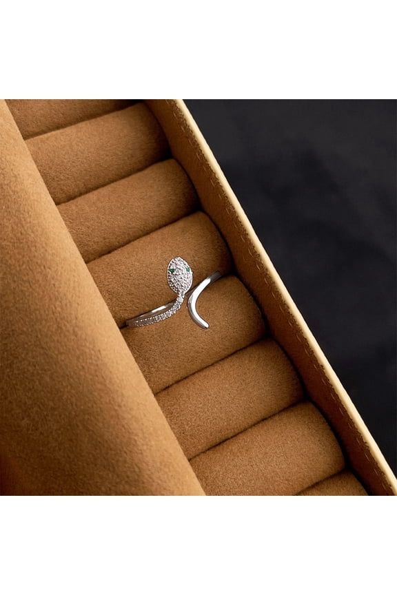 Vintage Statement Ring for Women, Minimalist Retro Open Band, Chic Elegant Fashion Jewelry