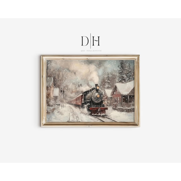 Vintage Steam Train Art Poster Nostalgicdecor, Unframed Poster Size 16x24