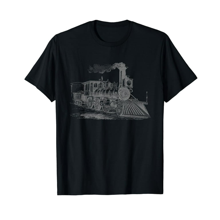 Vintage Steam Train Railway Locomotive T-Shirt Vintage Steam Train Railway Locomotive T-Shirt