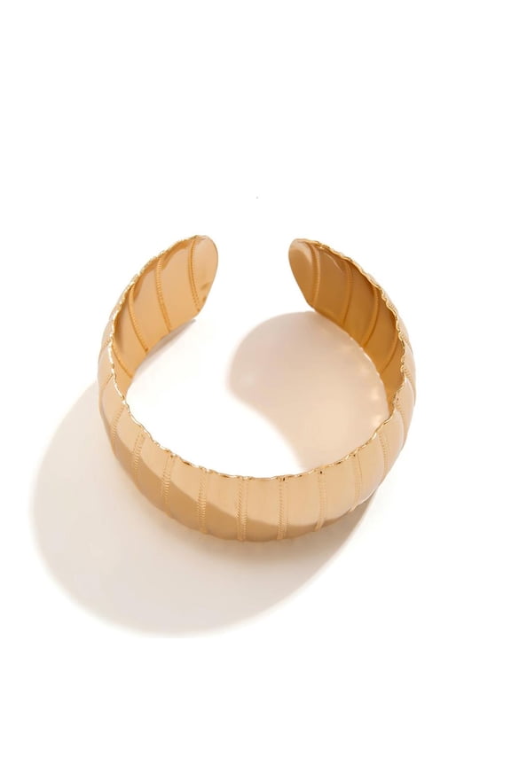 Vintage Steampunk Big Metal Bangles Fashion Arm Bracelet Grunge Style Jewelry Metal Texture Present for Women and Girls