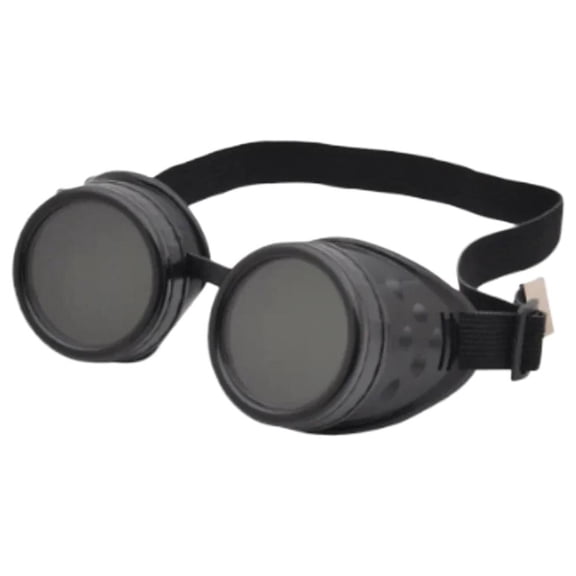 Vintage Steampunk Goggles Glasses Cosplay Punk Gothic with Rotating Gears & Gradient Lenses, Retro Sunglass Goggles for Mad Scientist Costume & Outdoor Parties