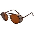 thumbnail image 1 of Vintage Steampunk Sunglasses Men Round Glasses Steam Punk Metal Sunglasses For Women UV400, 1 of 6