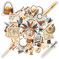 thumbnail image 1 of Vintage Stickers Historical Adventure Stickers Exploration Sticker Pack for Suitcase Fridge, 1 of 9