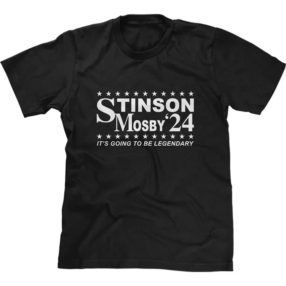 Vintage Stinson Mosby 24 Funny Comedy Himym Vote Election Humor Joke Parody Mens Tee - Perfect Gifts For Everyone
