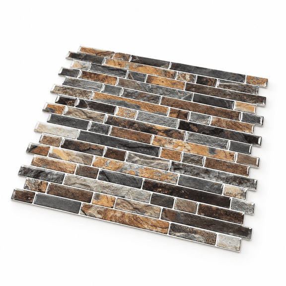 Vintage Stone 10 Self-Adhesive Peel and Stick Wall Tile Backsplash
