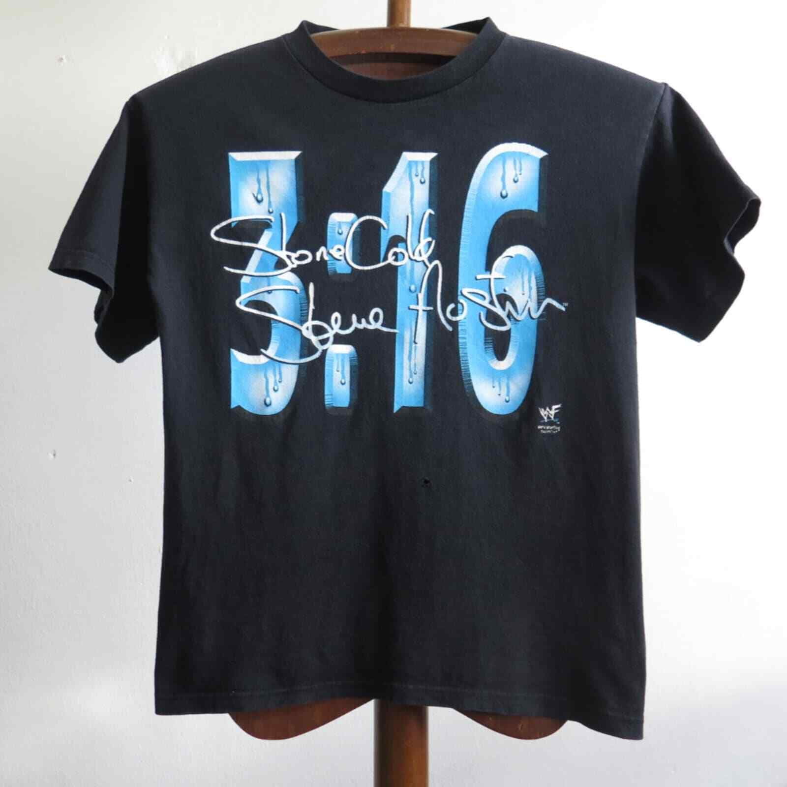 Vintage Stone Cold Steve Austin T Shirt Stone Cold Wrestler Steve ...